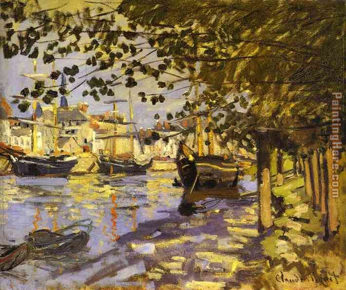 The Seine at Rouen I painting - Claude Monet The Seine at Rouen I art painting
